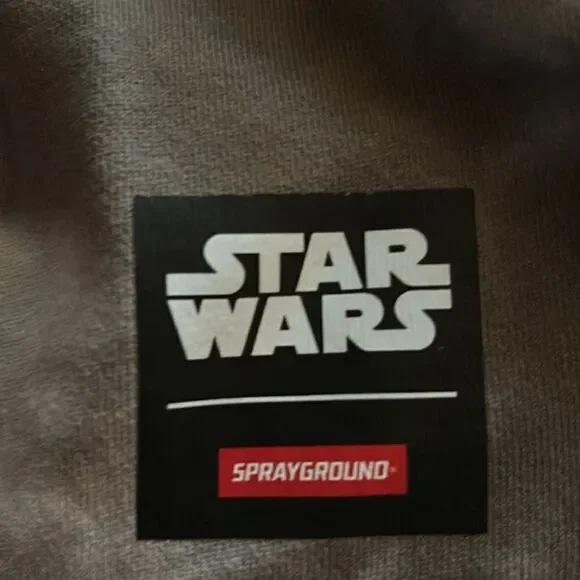 Sprayground Star Wars MANDALORIAN HOODIE PULLOVER BROWN Size XL / NWT - Picture 8 of 8